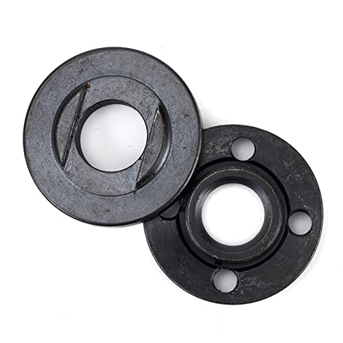 2PCS M16 Thread Angle Grinder Inner Outer Flange Nut Set Tools Home Power Tools Replacement For 16mm Spindle Thread