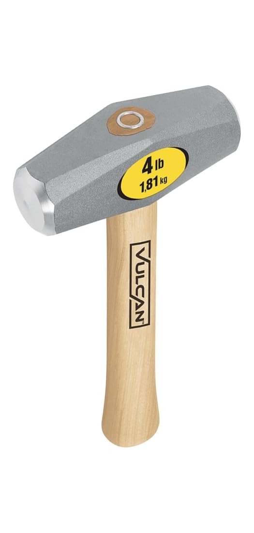 Truper 30949 - Martello da perforazione, manico in noce americano, 1,8 kg, 20,5 cm