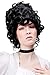Produktbild WIG ME UP - GFW1675-1B Qualitätsperücke Perücke Rokoko Barock Adlige turmhoch schwarz Marie Antoinette