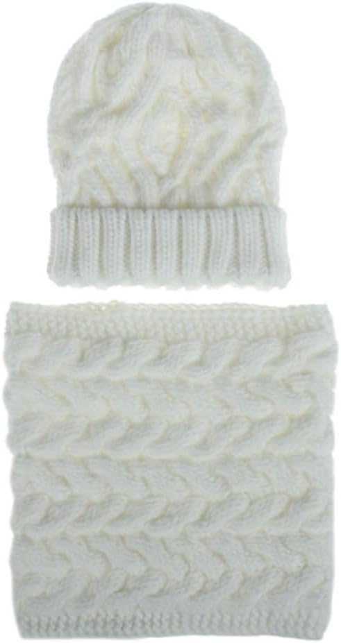 Winter Hat Womens Winter Knit Beanie Hat And Scarf Set Neck Warmer Girls Slouchy Thick Warm Hat