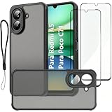 USTIYA FGKM Mica x2 Funda para Redmi A5 / para Xiaomi Poco C71 Case Matte Acrílico Uso Rudo Carcasa Pantalla Protectora de cámara Cover Cristal...