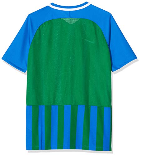 NIKE Y Nk STRP Dvsn III JSY SS Short Sleeve T-Shirt Kids, Royal Blue / Pine Green / White / White, XS - Image 2