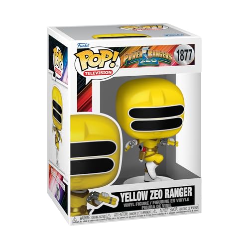 Funko Pop! TV: Power Rangers Z - Zeo Ranger Yellow - Power Rangers TV - Figura in Vinile da Collezione - Idea Regalo - Merchandising Ufficiale - Giocattoli per Bambini e Adulti - Superheroes Fans