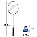 Franklin Sports Red, White and Blue 2 Player Badminton Racket Set