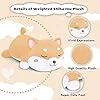 Finebee Weighted Shiba Inu Stuffed Animals, Cute Weighted Dog Plush, Soft Stuffed Weighted Shiba Inu Plushie Gifts for Kids & Adults(9.8" 0.8Lbs) #1
