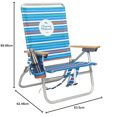 Chaise de plage 4 positions Tommy Bahama pliante pour le camping