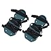 Produktbild TOPINCN 1 Paar Rasenbelüfter Sandalen Boden Lockerung Belüfter Versetzt Schuhe Garten Lose Schuhe Gartengerät Für Grüne Garten Gras Spikes(4 Riemen)