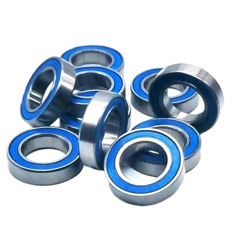 Deep Groove Double Rubber Seal Bearings 6801RS Bearing ABEC-7 (10PCS) 12 * 21 * 5 Mm Thin Section 6801-2RS Ball Bearings 61801 RS 6801 2RS L-2112DD