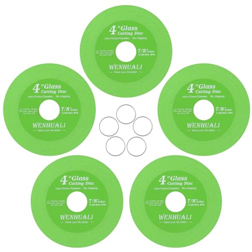 WENHUALI 5 Pcs Glass Cutting Disc for Angle...