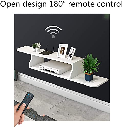 Meuble TV flottant D 120cm, console murale pour salon