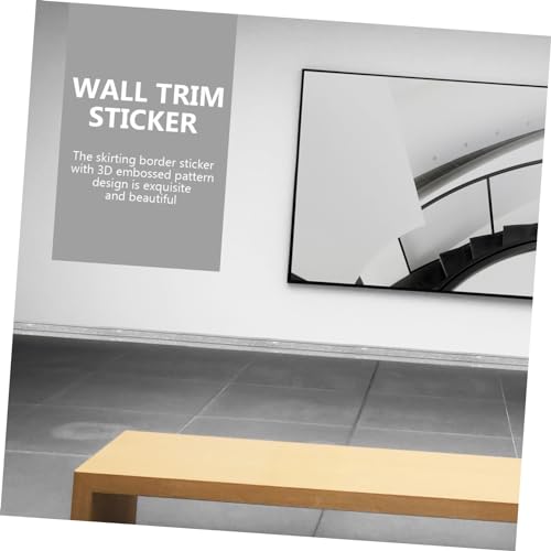 COOLHIYA 3 Peças De Borda Autoadesiva Descasca E Cola Tira De Calafetagem Acessórios De Espuma Antic