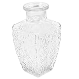 Jarra de botella de agua de vidrio: el decantador de whisky de vidrio lo ayuda a mejorar el sabor del vino, para que pueda reflejar el mejor valor, pequeñas botellas de vidrio