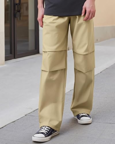 Image of Bewakoof Men Mid Rise Relaxed Casual Pants