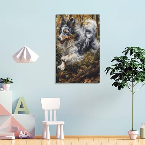Décoration murale Mastiff tibétain tableau impression sur toile 40x60 - 4