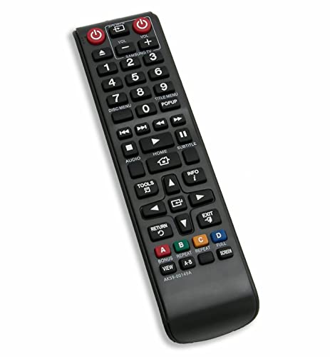 Replacement Remote Control for Samsung BD-J7500 BD-JM57/ZA BD-ES7000 BD-HM59C/ZA 3D Blu-ray Disc Player