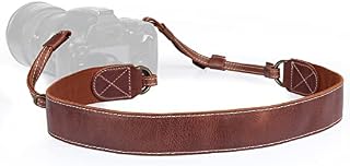 MegaGear MG1515 Sierra Series Genuine Leather Shoulder Neck Strap - Brown