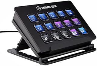 Elgato Stream Deck - Live Content Creation Controller with 15 Customizable LCD Keys, Adjustable Stand, for Windows 10 and macOS 10.13 or Late (10GAA9901)