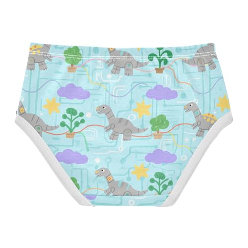 GuoChe Organic Cotton Panties Panties Organic Cotton Toddler Underwear for Kids in Sizes 2T,3T, 4T, 5T, 6Y and 8Y2