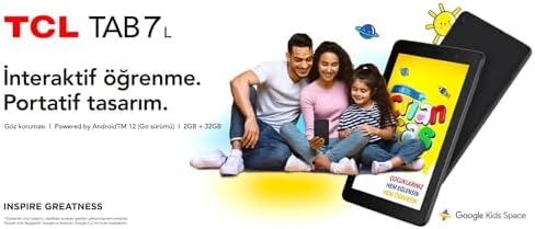 TCL TAB 7 L Family Edition 9309X 2/32 GB TABLET (KILIFLI) SARI - Görsel 6