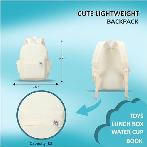Image of Tinytot 15 inch Cute Backpack for Kids Girls Boys Toddler Backpack Preschool Nursery Play School Travel Bag for 5 to 8 Year Child - Mini Size