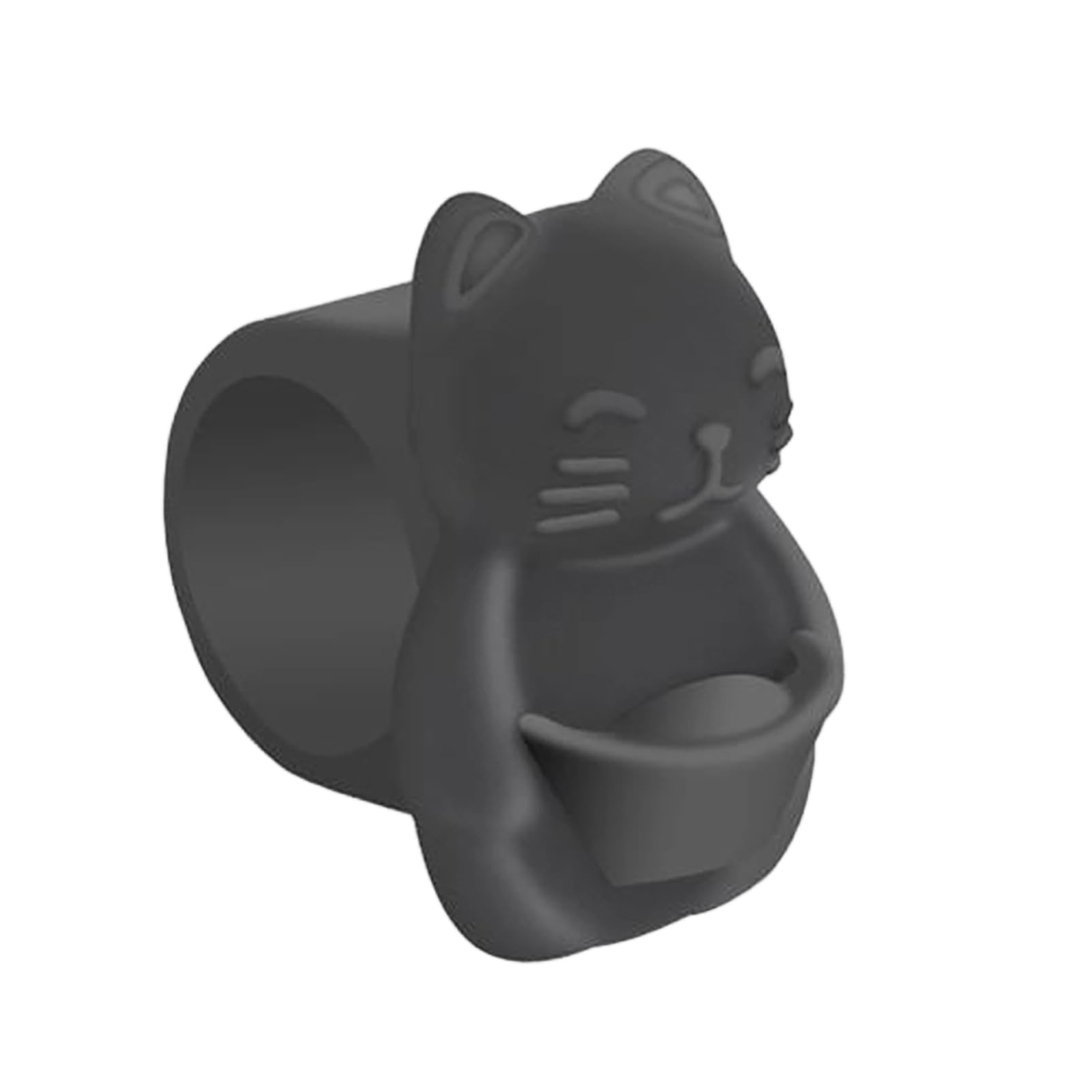 Fortune Cat Door Stopper Wall Protector Shock Absorbing Elephant Door Stops Wall Shield Cushion Adhesive Free Wall Bumper Guard