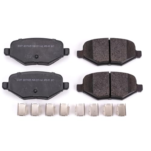 Image of PowerStop Rear Brake Pads for Ford Explorer 2011-19 |Flex 2009-19 |Taurus 2010-14 |Taurus 2017-18 |Lincoln MKS 2009-12 - Z17 Ceramic Brake Pads with Installation Hardware, 17-1377