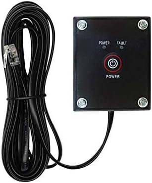 GIANDEL Power Inverter Remote On/Off Switch with 30 Ft Cable Push Button Mountable Remote Switch