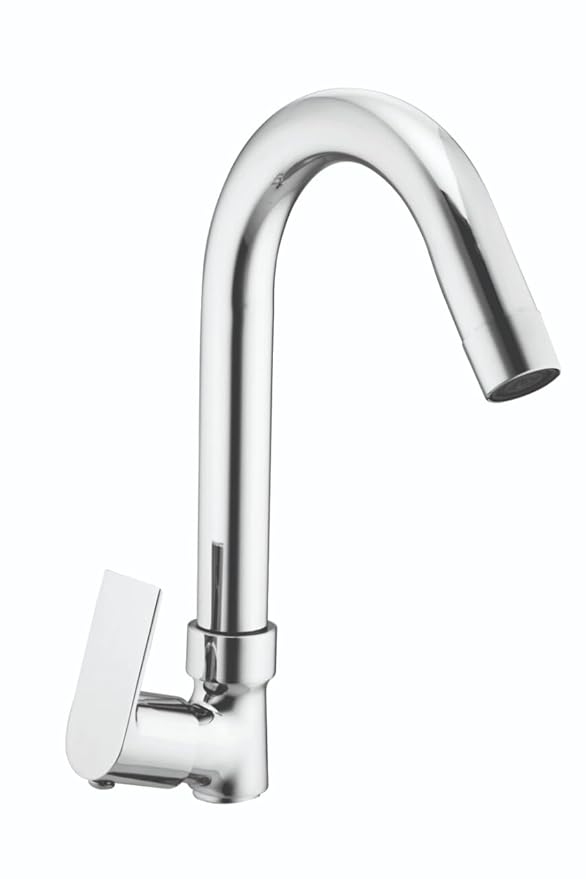Qblu Aqua Full Brass Swan Neck Tap for Wash Basin Spout Faucet