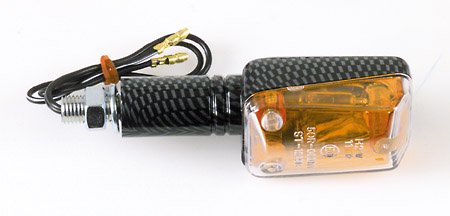 winker, carbonlook, long, clear lens, E-mark, pair