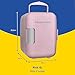 Russell Hobbs 4L/6 Can Portable Mini Cooler & Warmer for Drinks, Cosmetics/Makeup/Skincare, AC/DC Power, Retro Style, Pink, For Bedroom, Home, Caravan, Car RH4CLR1001P
