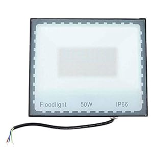 50W 100LED Flood Light, Outdoor Smart Floodlights Waterproof Work Light voor Garage Garden Lawn Yard(6500-6800K)