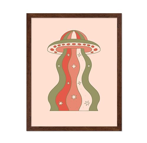 Poster Master Boho Poster - Retro UFO Print - Trendy