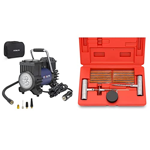 Best tooluxe 50002l 35 piece universal tire repair kit Virtual Wealth