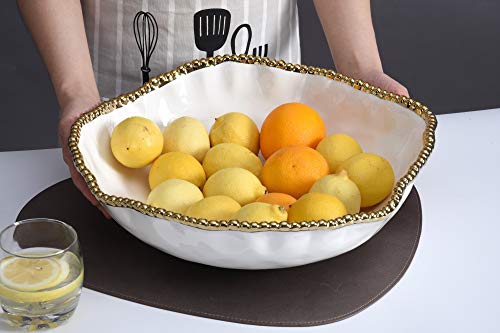 Pampa Bay Golden Salerno Oversized Serving Bowl #TOP6