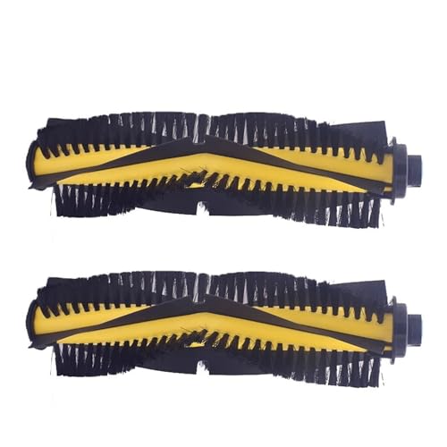 BCWBLWE Robotic Vacuum Cleaner Sparts Parts Kits?Roller Main Side Brush Cloth Mop Filter Hepa?Compatible for Ilife V7S Pro V7s V7s Plus V7(2pcs Roller Brush)