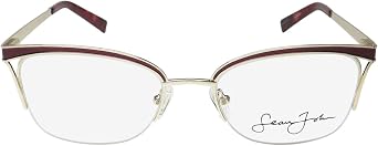 Sean John 6006 Cat Eye Eyeglass Frame/Eyewear Half-Rim Premium Segment Designer
