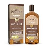 TIO NACHO - Shampoo Anti-Edad. Aporta nutrición y suavidad, con jalea real y extractos de romero, bardana, aloe vera y jojoba. Empaque...
