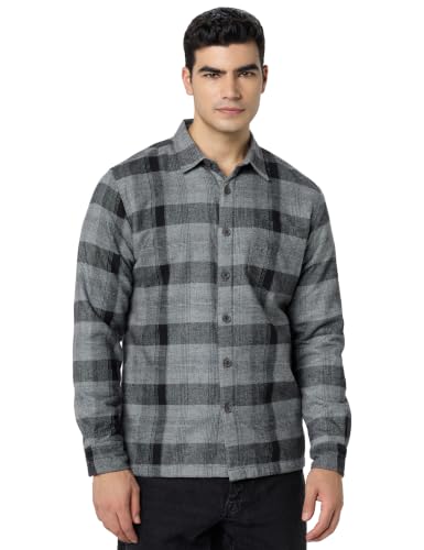 Image of Pepe Jeans Men's Regular Fit Full Sleeve Checkered Cotton Casual Shirt | Check Shirt for Man | Smart & Stylish | Multiple Styles | Mens Casual Shirts