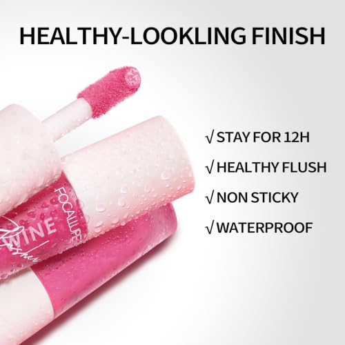 FOCALLURE Liquid Blush for Cheeks,Water-Resistant Lightweight Blusher,B04 — view 4