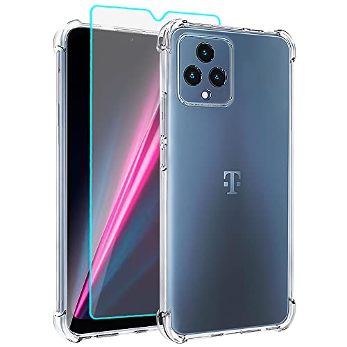 Coque Revvl 6 5G transparente en silicone avec protection écran antichoc