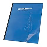 Swingline GBC Clear View Presentation Covers, Round Corners, Clear, Unpunched, 25 Pack (2001036P)