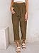 Acelitt Woman Corduroy Pants Trousers High Waisted Fashion Casual Loose Fall Straight Leg Pants Brown Medium