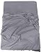 Utopia Bedding Sábana Encimera - Microfibra Cepillada - (Gris, Cama 90, 167...
