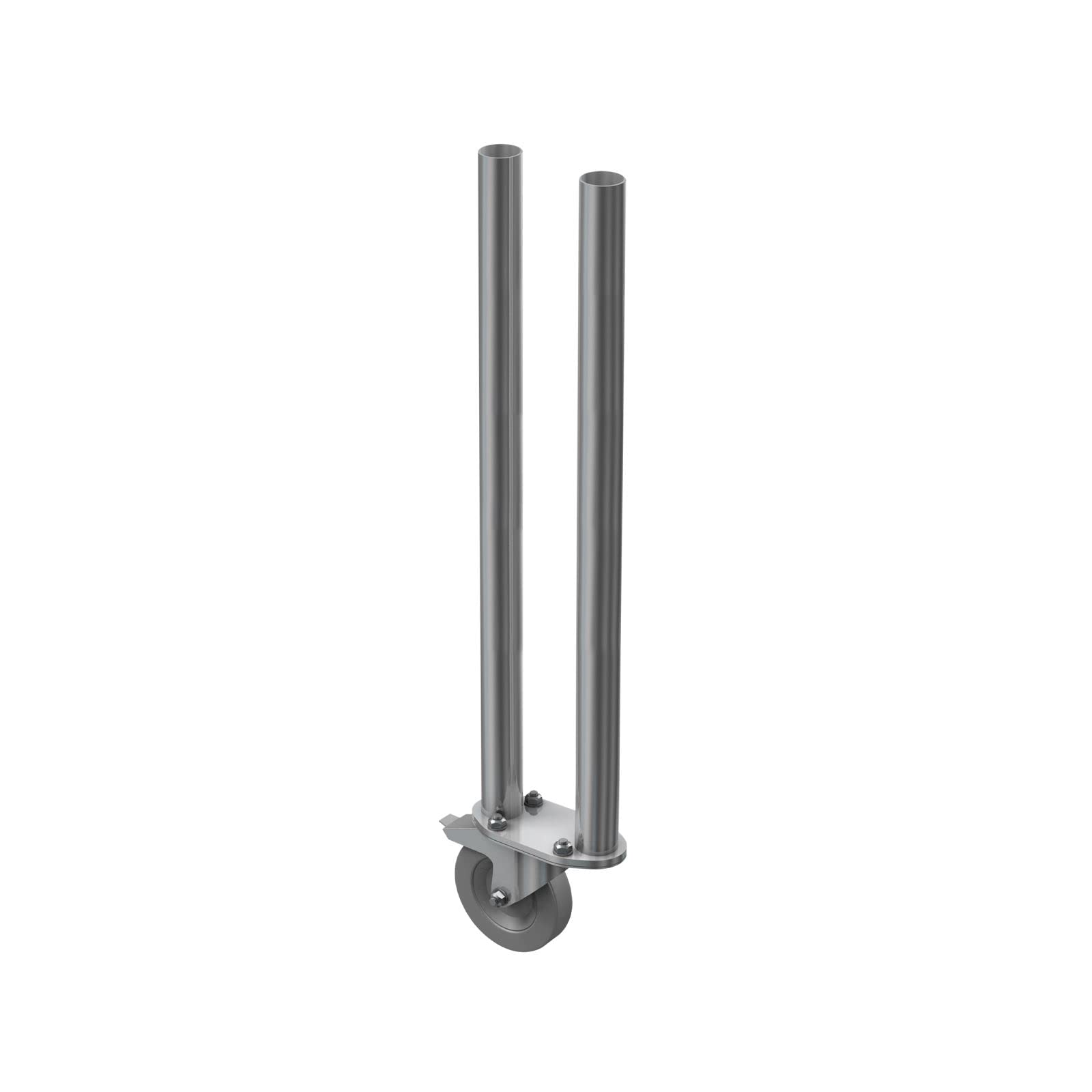Global Truss GT Stage Deck 2-Wege-Bein, rund, mit Rolle, 90 cm