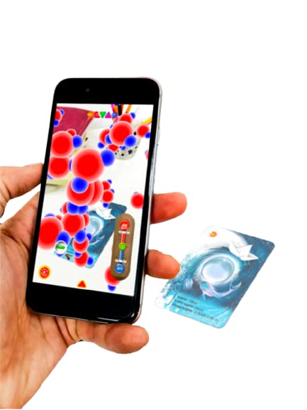 Wisdom Global Service Educational Game AR Flash Cards for Kids /Toddlers/Children early learning picture kit Easy & Fun Way of Learning - 6 to 19 Years Babies | Pack of 26 Cards (Micro World)