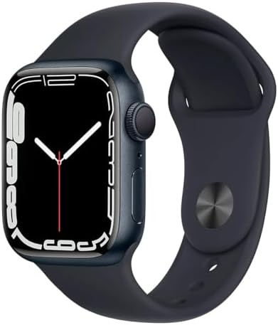 Apple Watch Series 7 (GPS, 45mm) Midnight Aluminum Case with Midn...