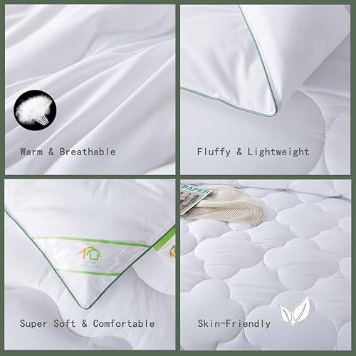 Edredón Lyocell de lujo de 13,5 tog para cama Super King con funda 230T suave 5