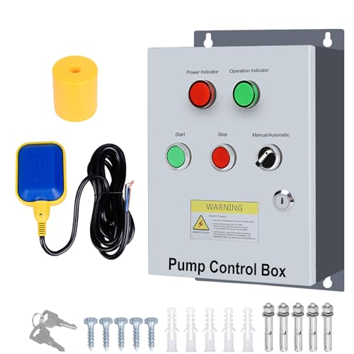 Water Pump Control Box for 1.5 HP 230V Deep Well Submersible Pump