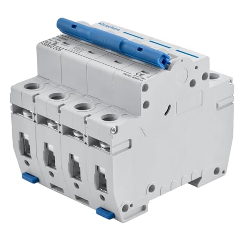 Heschen Miniature Circuit Breaker HSB6C, 25Amp Current, 4 Pole, Type D, 6kA Breaking Capacity, DIN Rail Mounting - Image 2