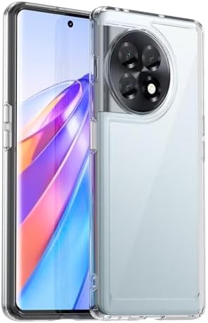 Case for OnePlus 11R, CPH2487, Clear Hard PC & Soft TPU Bumper Pr...